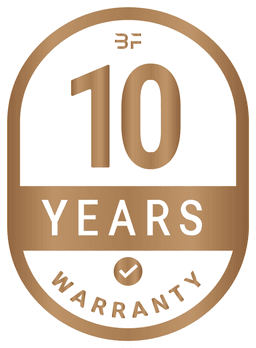 10 year warranty badge