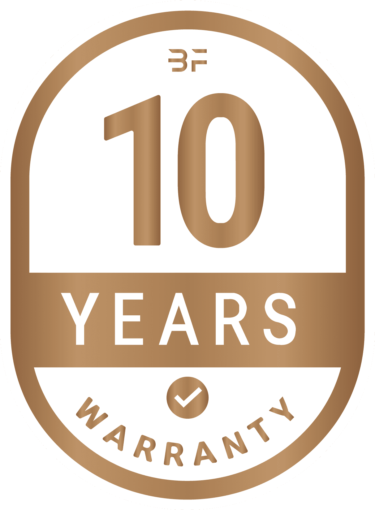 10 Year Warranty Badge